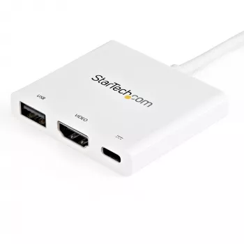 StarTech.com USB-C multiport adaptér s HDMI – USB 3.0 konektor – 60 W PD – biely