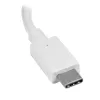 StarTech.com USB-C na HDMI adaptér s 4K 30Hz - biely, USB Type-C, HDMI výstup, 3840 x 2160 pixelov