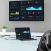 StarTech.com 1,8 m USB-C na VGA kábel – 1920 x 1200/1080p USB Type-C na VGA video aktívny adaptérový kábel – kompatibilný s Thunderbolt 3 – notebook na VGA monitor/projektor – DP Alt Mode HBR2