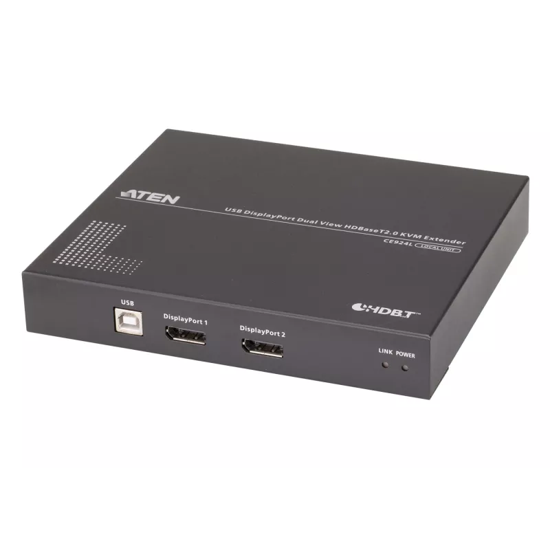 ATEN USB DisplayPort Dual View HDBaseT™ 2.0 KVM extender (4K@100m pre samostatné zobrazenie)