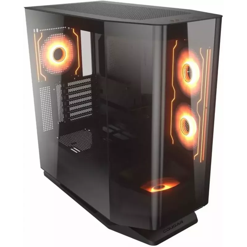 Počítačová skriňa COUGAR FV270 RGB, Mid-Tower, čierna