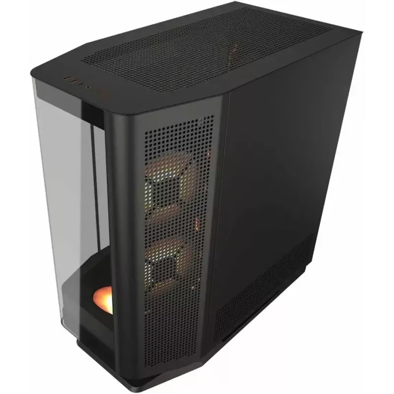 Počítačová skriňa COUGAR FV270 RGB, Mid-Tower, čierna