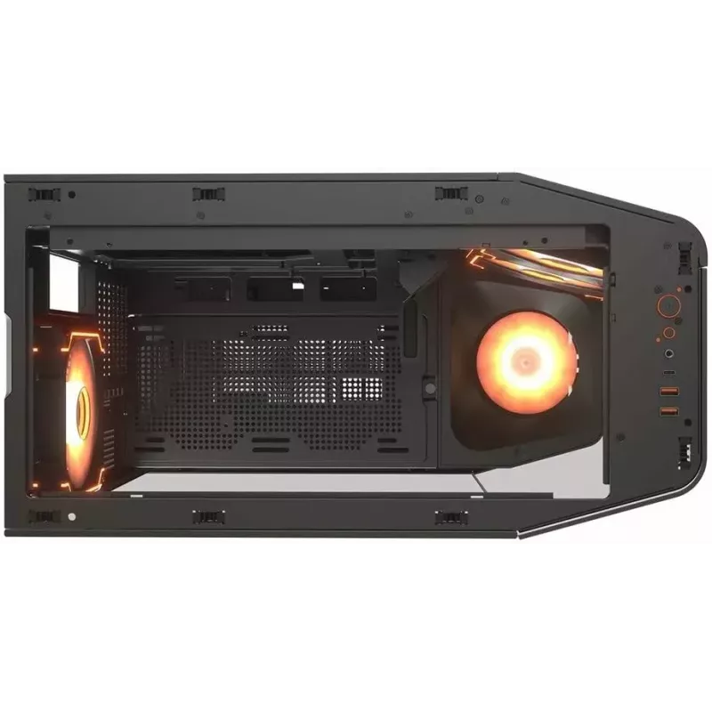 Počítačová skriňa COUGAR FV270 RGB, Mid-Tower, čierna