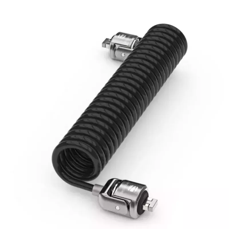 Bezpečnostný káblový zámok Compulocks CL02H Dual Head Coiled T-bar