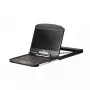ATEN 1U Short Depth USB VGA Single Rail LCD