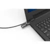 Kombinovaný zámok Compulocks CL37 T-Bar bezpečnostný káblový zámok čierny