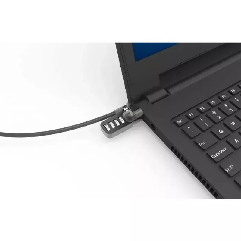 Kombinovaný zámok Compulocks CL37 T-Bar bezpečnostný káblový zámok čierny