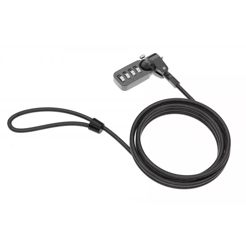 Kombinovaný zámok Compulocks CL37 T-Bar bezpečnostný káblový zámok čierny