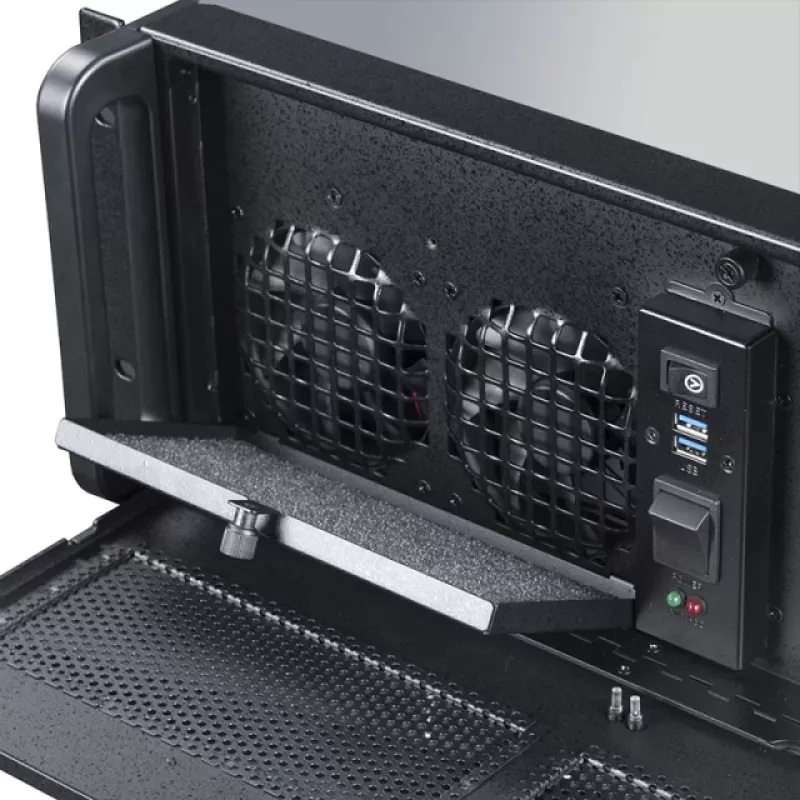 Chieftec UNC-410S-B-U3 rack čierny