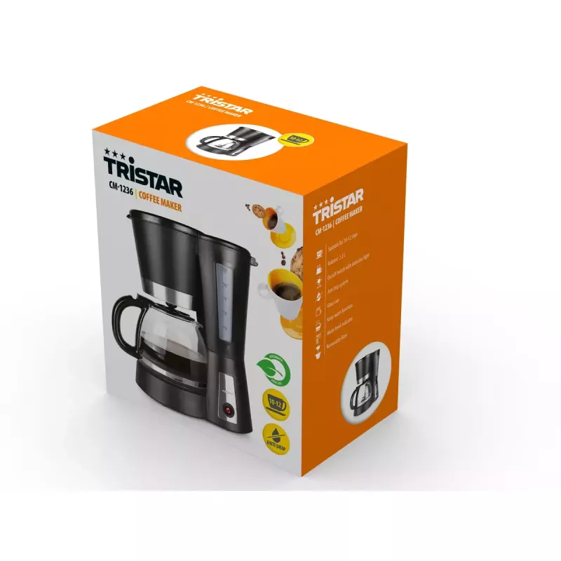 Kávovar na kvapkovú kávu Tristar 1,2 L CM-1236