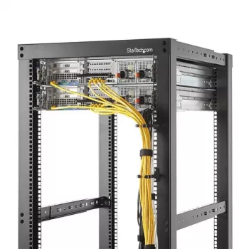 StarTech.com 1U vertikálny D-ring háčik na manažment káblov do serverového racku – 4,5 x 10 cm (1,8 x 3,9