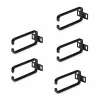 StarTech.com 5-pack 1U vertikálne D-ring háčiky na vedenie káblov, manažér káblov pre 19 inch serverové racky/skrine, organizér káblov do sieťového racku, krúžky na vedenie káblov