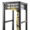 StarTech.com 5-pack 1U vertikálne D-ring háčiky na vedenie káblov, manažér káblov pre 19 inch serverové racky/skrine, organizér káblov do sieťového racku, krúžky na vedenie káblov