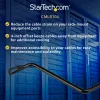 StarTech.com horizontálne držiaky na vedenie káblov s 10,2 cm odsadením pre racky – 10-pack