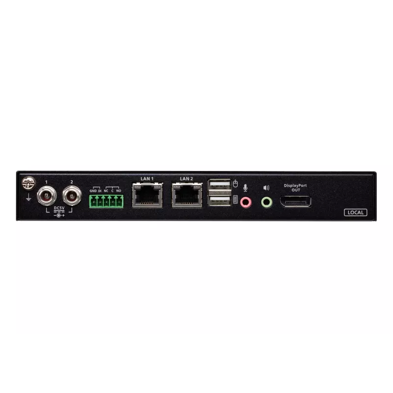 ATEN 1-Local/Remote Share Access Single Port 4K DisplayPort KVM over IP prepínač