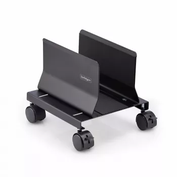 StarTech.com vozík na počítačovú skriňu, mobilný pojazdný CPU caddy na kolieskach (kolieska), max. nosnosť 21 kg, nastaviteľný držiak PC skrine, podlahový stojan na stôl, oceľový vozík