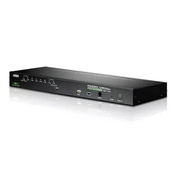 ATEN 8-portový USB - PS/2 VGA KVM Over IP switch s USB periférnym portom