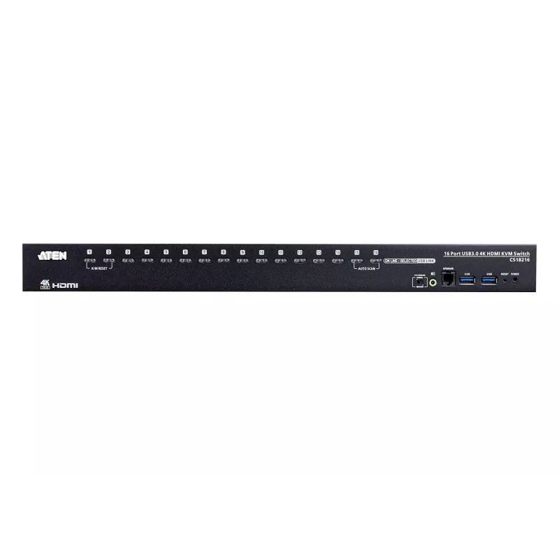 KVM switch ATEN 16-portový USB 3.0 4K HDMI CS18216-AT-G