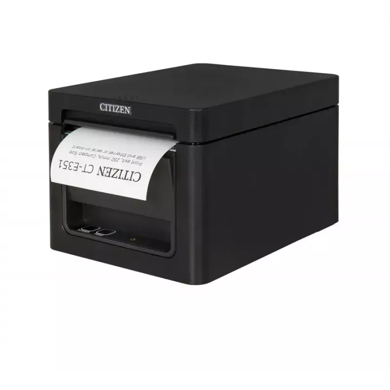 Citizen CT-E351 CTE351XXEBX termotlačiareň pokladničných dokladov, 203 dpi, 80/58 mm, 250 mm/s, USB + RS232, s rezačkou, čierna