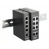 D-Link 8-port neupravovaný priemyselný switch s 8 x 10/100 BaseT(X) portami