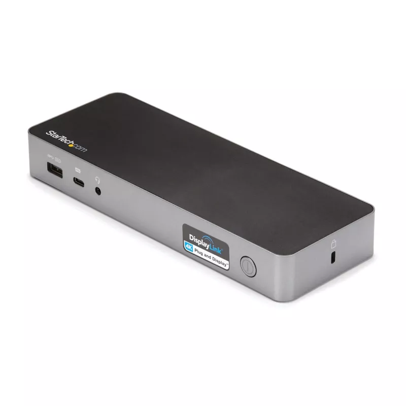 StarTech.com univerzálna dokovacia stanica pre notebook, hybrid USB-C & USB-A dock, Dual 4K DP & HDMI, 60W PD, Mac / Windows / Chrome OS, 4x USB 5Gbps hub, GbE