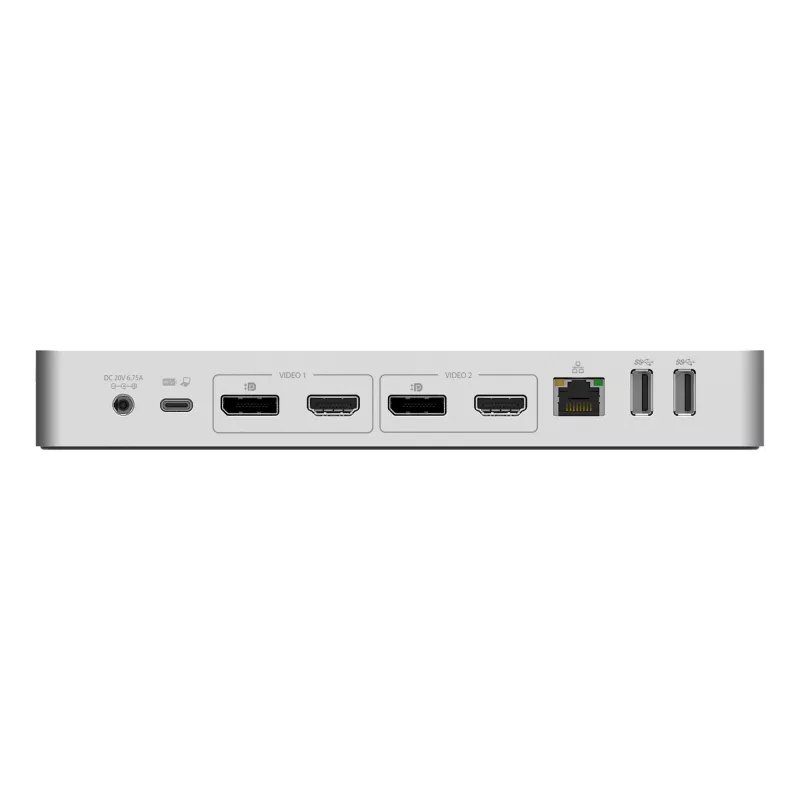 StarTech.com univerzálna dokovacia stanica pre notebook, hybrid USB-C & USB-A dock, Dual 4K DP & HDMI, 60W PD, Mac / Windows / Chrome OS, 4x USB 5Gbps hub, GbE