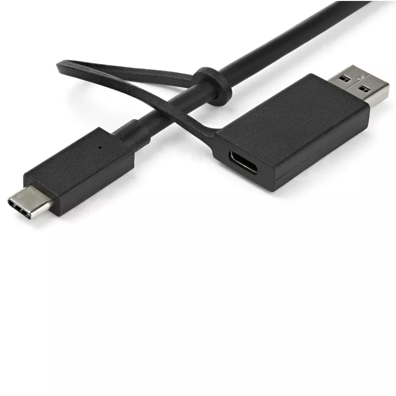 StarTech.com univerzálna dokovacia stanica pre notebook, hybrid USB-C & USB-A dock, Dual 4K DP & HDMI, 60W PD, Mac / Windows / Chrome OS, 4x USB 5Gbps hub, GbE