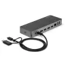 StarTech.com univerzálna dokovacia stanica pre notebook, hybrid USB-C & USB-A dock, Dual 4K DP & HDMI, 60W PD, Mac / Windows / Chrome OS, 4x USB 5Gbps hub, GbE