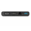 StarTech.com DKT30CHVCM viacportový adaptér USB-C, HDMI 4K / VGA, Gigabit Ethernet, USB 3.0 USB-A