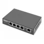 Digitus 4 port Gigabit 4PPoE extender 802.3at 60W čierna