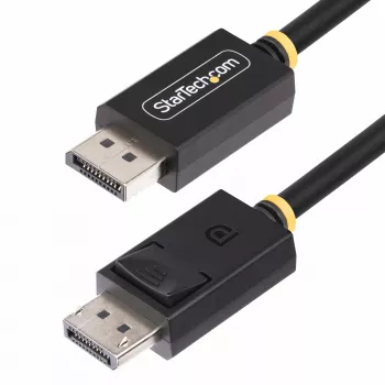 StarTech.com 1m DisplayPort 2.1 kábel, VESA certifikovaný DP80 DisplayPort kábel s UHBR20/HDR/DSC 1.2a/HDCP 2.2, 16K/8K 60Hz, 4K 240Hz, 80 Gbit/s, DP 2.1 kábel, UHD monitorový kábel, M/M