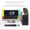 StarTech.com 1m DisplayPort 2.1 kábel, VESA certifikovaný DP80 DisplayPort kábel s UHBR20/HDR/DSC 1.2a/HDCP 2.2, 16K/8K 60Hz, 4K 240Hz, 80 Gbit/s, DP 2.1 kábel, UHD monitorový kábel, M/M