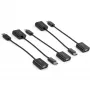 StarTech.com balenie 5 ks DisplayPort na VGA adaptér – DisplayPort 1.2 na VGA aktívny adaptér – digitálny DP na analógový VGA video konvertor dongle – DisplayPort konektor samec na VGA konektor samica monitorový adaptér