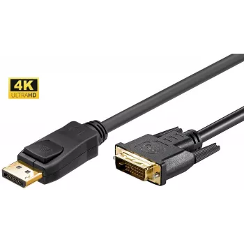Microconnect DP-DVI-MM-500 videokábel adaptér 5 m DisplayPort DVI-D čierny