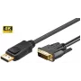 Microconnect DP-DVI-MM-500 videokábel adaptér 5 m DisplayPort DVI-D čierny