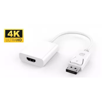 Microconnect DPHDMI3W videokábel adaptér 0,15 m DisplayPort HDMI biely