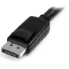 StarTech.com 1 m Panel Mount DisplayPort kábel – 4K x 2K – DisplayPort 1.2 predlžovací kábel konektor samec na konektor samica – DP video predlžovací kábel s Panel Mount DP konektorom – DP monitor kábel