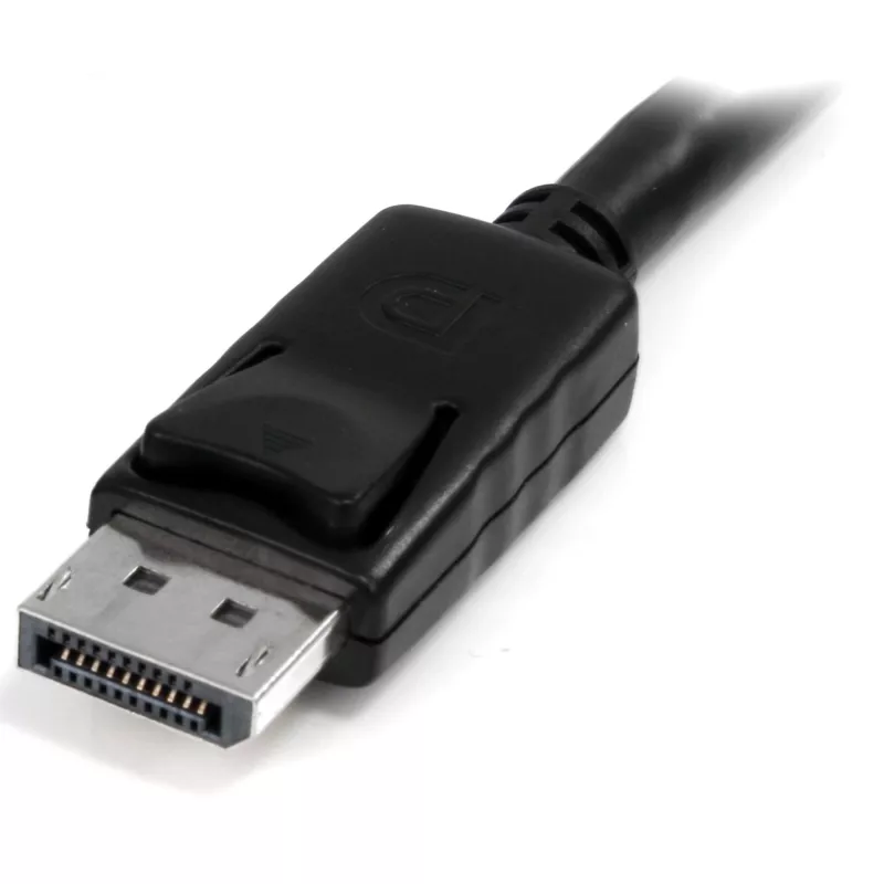 StarTech.com 1 m Panel Mount DisplayPort kábel – 4K x 2K – DisplayPort 1.2 predlžovací kábel konektor samec na konektor samica – DP video predlžovací kábel s Panel Mount DP konektorom – DP monitor kábel