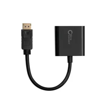 Microconnect DPVGA15CM videokábel adaptér 0,15 m DisplayPort VGA (D-Sub) čierny