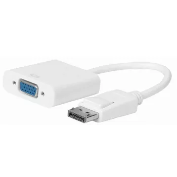 Microconnect DPVGA15CMW videokábel adaptér 0,15 m VGA (D-Sub) DisplayPort biely