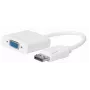 Microconnect DPVGA15CMW videokábel adaptér 0,15 m VGA (D-Sub) DisplayPort biely