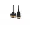 Microconnect DP-VGA-MM-100 videokábel adaptér 1 m DisplayPort VGA (D-Sub) čierny