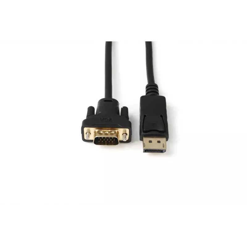 Microconnect DP-VGA-MM-200 videokábel adaptér 2 m DisplayPort VGA (D-Sub) čierny