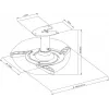 Vivolink VLMC101-H držiak projektora stropný biely