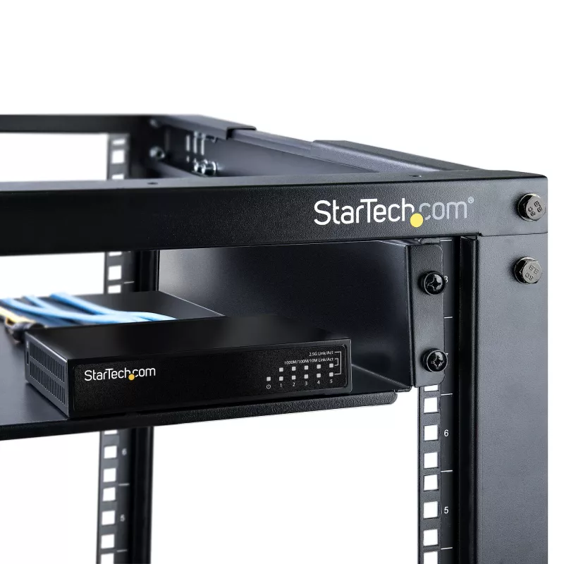 StarTech.com neupravovaný 2.5G switch – 5-portový gigabitový switch – 2.5GBASE-T neupravovaný ethernetový switch – ethernetový rozbočovač – montáž na DIN lištu alebo stenu – multi-gigabit – Auto-MDIX – 9K Jumbo