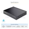 StarTech.com neupravovaný 2.5G switch – 5-portový gigabitový switch – 2.5GBASE-T neupravovaný ethernetový switch – ethernetový rozbočovač – montáž na DIN lištu alebo stenu – multi-gigabit – Auto-MDIX – 9K Jumbo
