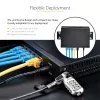StarTech.com neupravovaný 2.5G switch – 5-portový gigabitový switch – 2.5GBASE-T neupravovaný ethernetový switch – ethernetový rozbočovač – montáž na DIN lištu alebo stenu – multi-gigabit – Auto-MDIX – 9K Jumbo