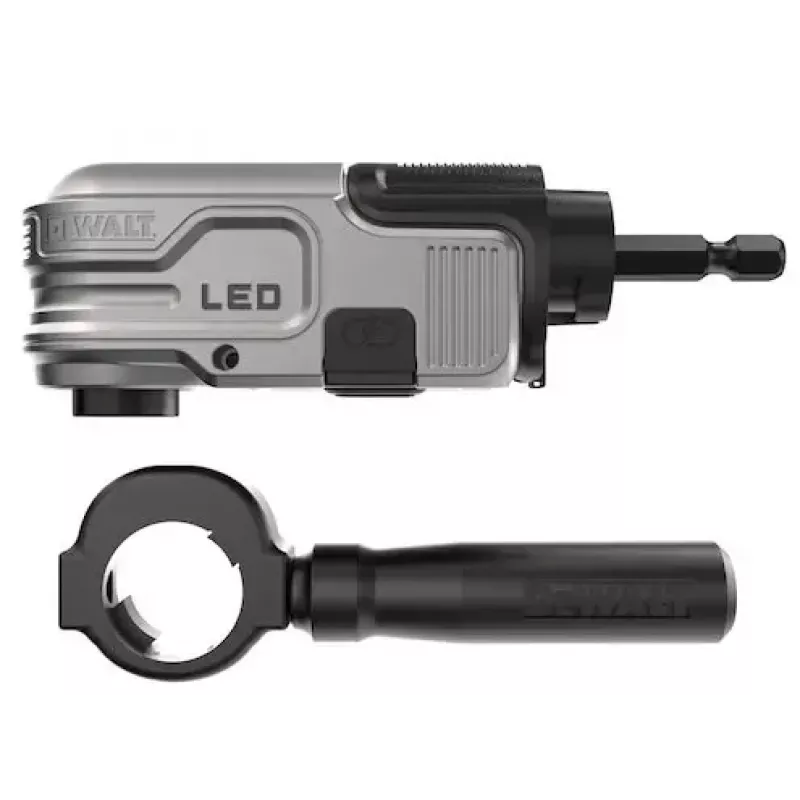 DeWalt DTLRA-QZ uhlový nadstavec so šesťhranom 1/4" s LED