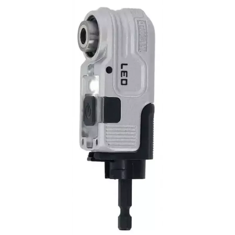 DeWalt DTLRA-QZ uhlový nadstavec so šesťhranom 1/4" s LED