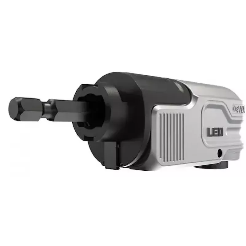 DeWalt DTLRA-QZ uhlový nadstavec so šesťhranom 1/4" s LED